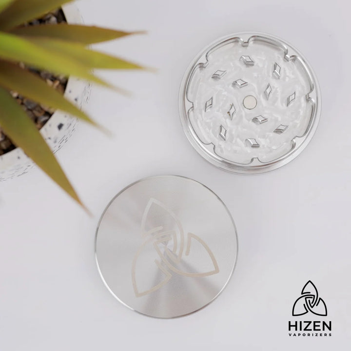 Hizen Edelstahl Kräutermühle 2 Teilig Innenseite