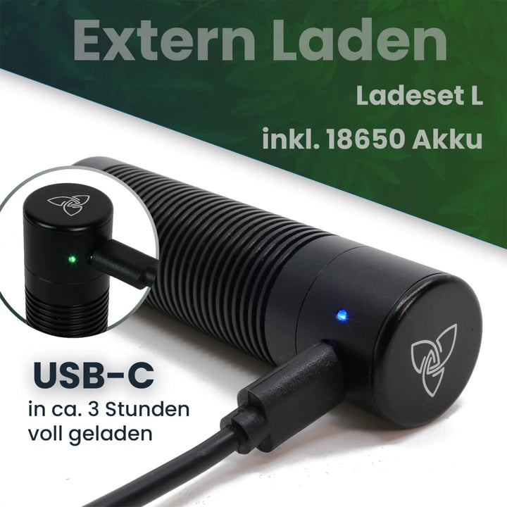 Hizen USB-C Ladeset für 18650er Akkuzellen Datenblatt