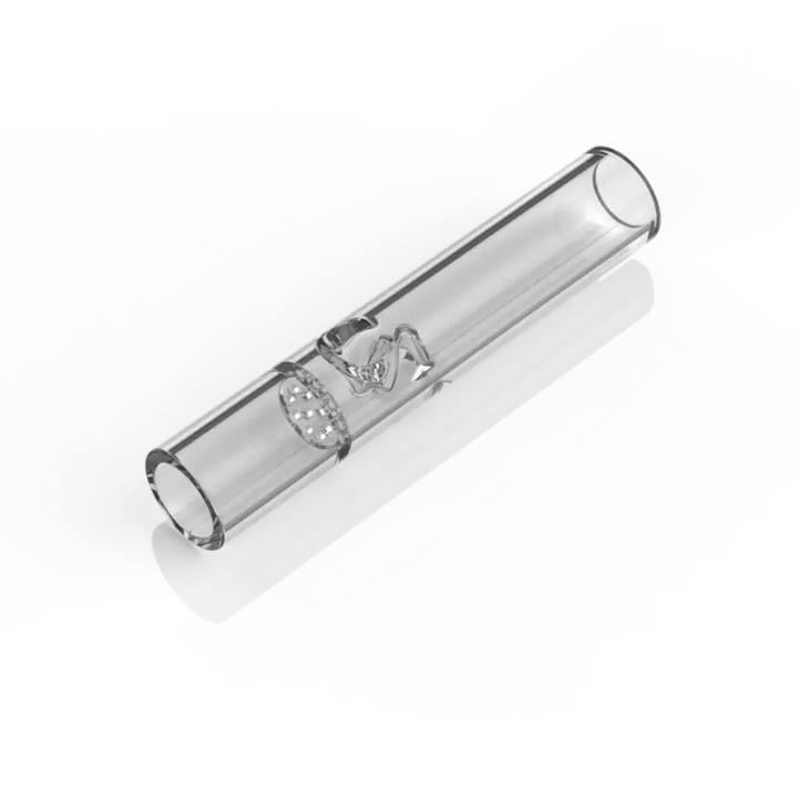 Norddampf Hammah Glass Pod, Ersatzmundstück aus Borosilikatglas in der Frontansicht