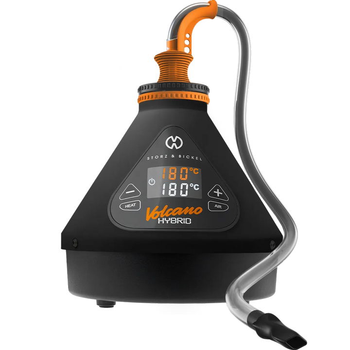 Storz und Bickel Volcano Hybrid Schwarz Anwendung Schlauch