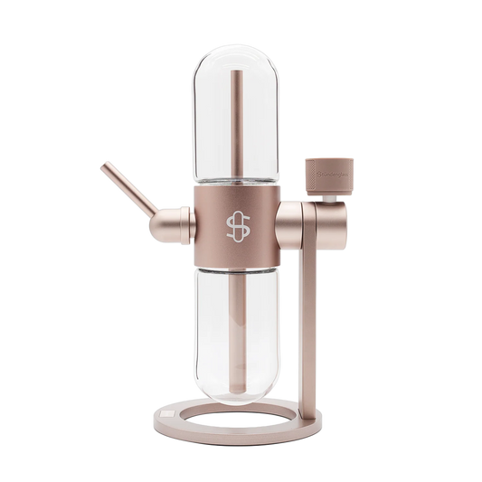 Stündenglass gravity Infuser / Gravity Hookah desert rose Frontansicht