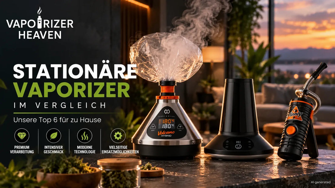 Stationäre und Desktop Vaporizer im Vergleich Blog Banner