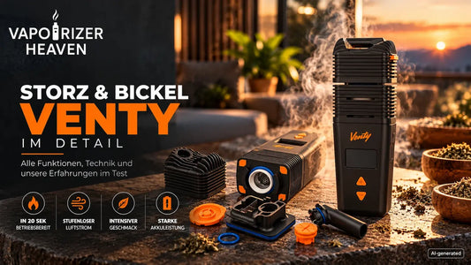 Storz und Bickel Venty Vaporizer Test Blog Banner