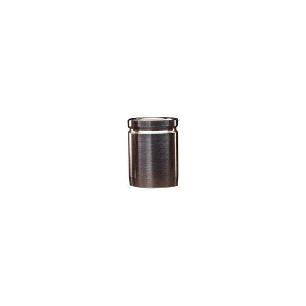 DynaVap Cap Armor aus Edelstahl Frontansicht