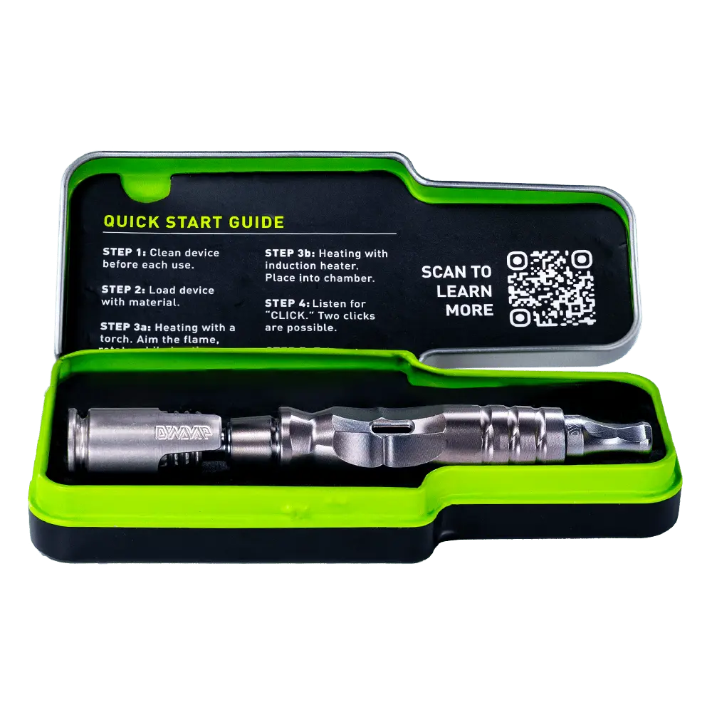 DynaVap HyperDyn Metall Case Frontansicht