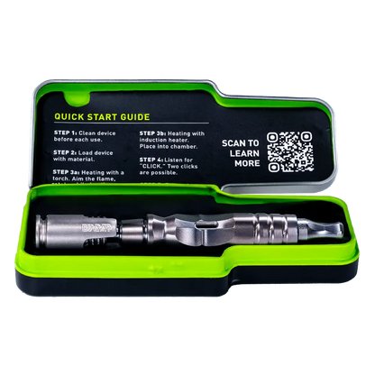 DynaVap HyperDyn Metall Case Frontansicht