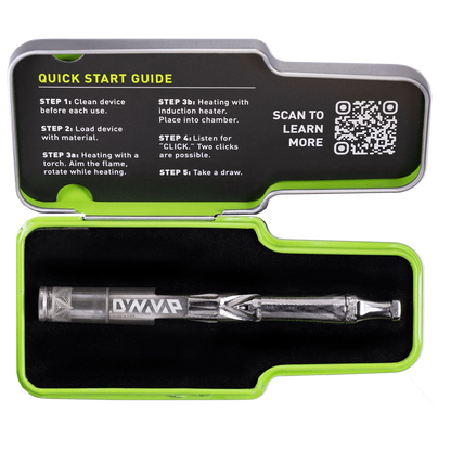 DynaVap UniDyn Vaporizer ohne Akku in Metall Case geöffnet