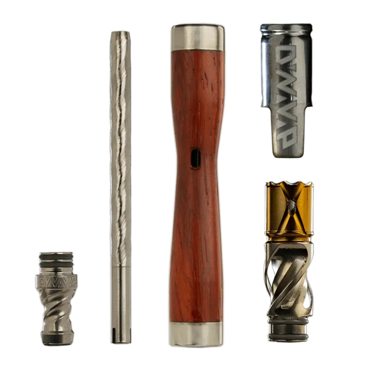 DynaVap WoodWynd Vaporizer Holz Stem zerlegt Detail