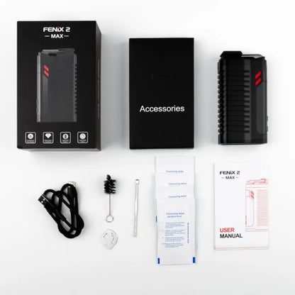 Fenix 2 Max Vaporizer Lieferumfang liegend