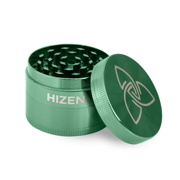Hizen Basic Grinder Grün Frontansicht offen