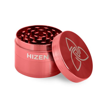 Hizen Basic Grinder Rot Frontansicht offen