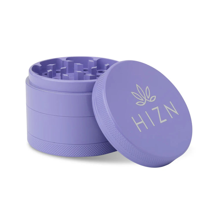 Hizen Keramik Grinder 4 Teilig Lila Frontansicht
