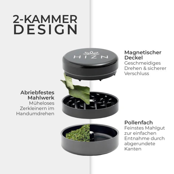 Hizen Keramik Grinder grau 3 Teilig Datenblatt
