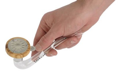 Inhale Lotus Vaporizer Kit Olivenholz Anwendung