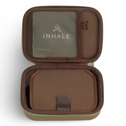 Inhale Lotus Vaporizer Kit Tragetasche leer geöffnet
