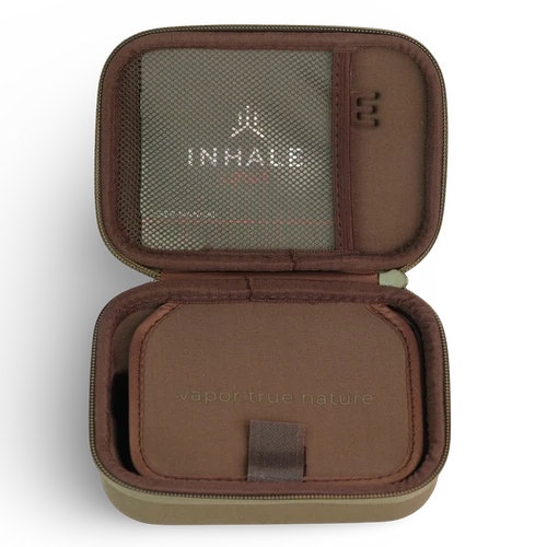 Inhale Lotus Vaporizer Kit Tragetasche leer geöffnet