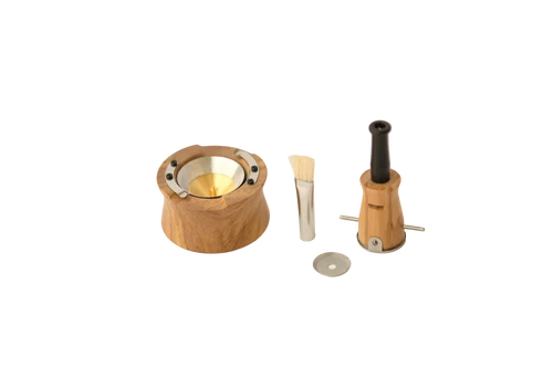 Inhale Vapman 2.0 Vaporizer aus Olivenholz Lieferumfang