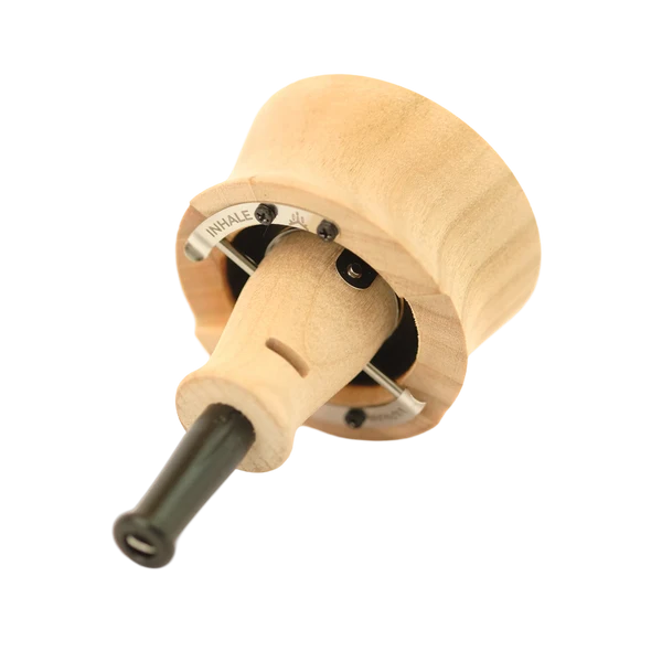 Inhale Vaporizer Vapman Click Pure aus Kirschholz schräg liegend