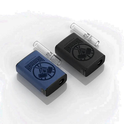Norddampf Hammah Vaporizer Blau und Schwarz liegend