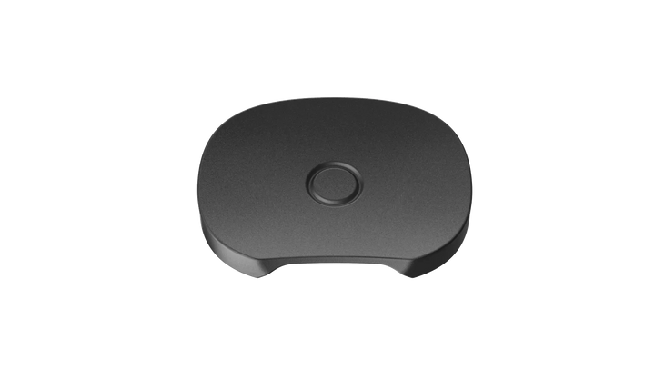 PAX Flow Flaches Ersatz Mundstück Onyx schwarz Vorderansicht 