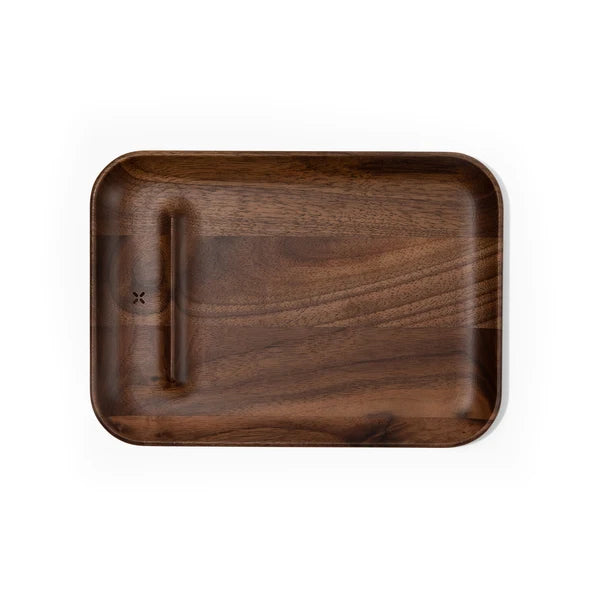 Pax Walnuss Holz Tablett Rolling Tray Vogelperspektive
