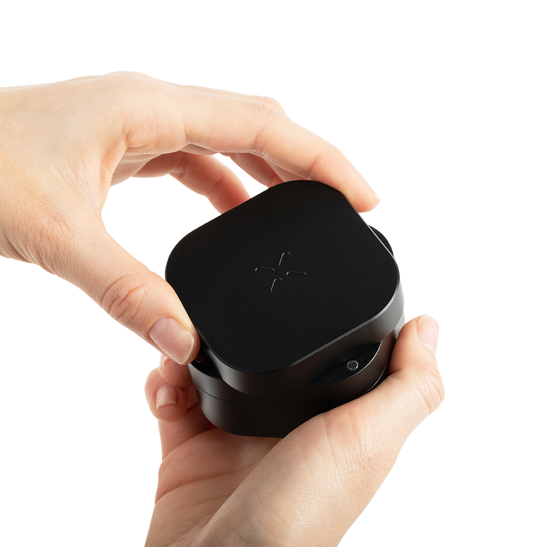 PAX Vaporizer Zubehör Grinder schwarz anwendung