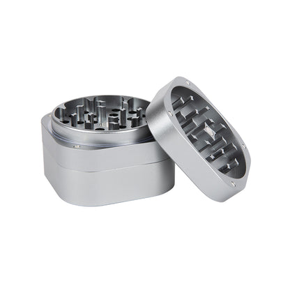 PAX Vaporizer Zubehör Grinder silber geöffnet