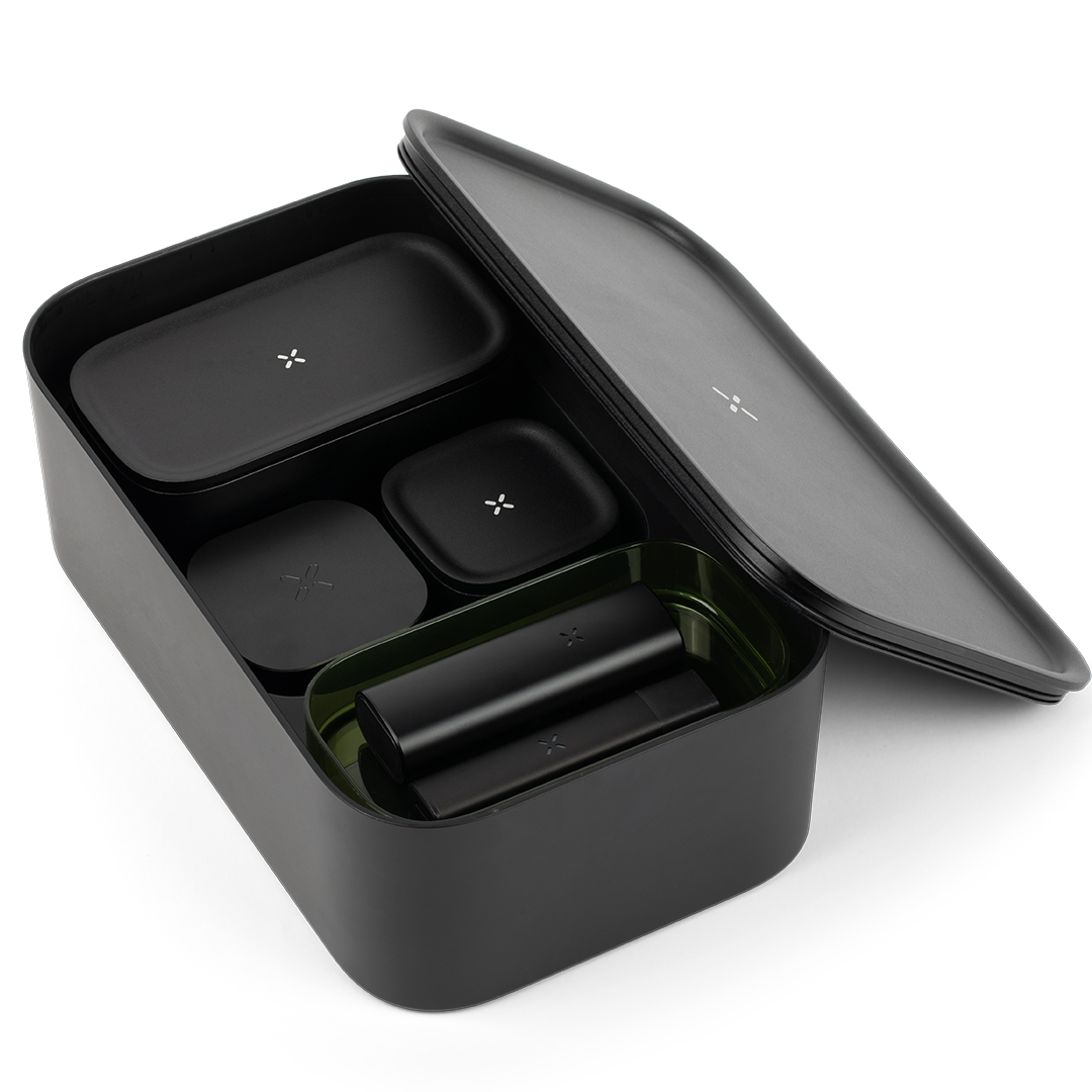 PAX Zubehör Stash Box Aufbewahrungsbox für Kräuter schwarz Details