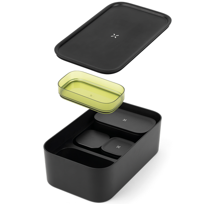 PAX Zubehör Stash Box Aufbewahrungsbox für Kräuter schwarz offen