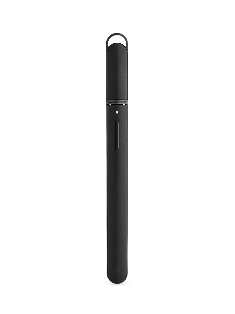 Puffco Hot Knife V2 in Onyx Frontansicht mit Cap