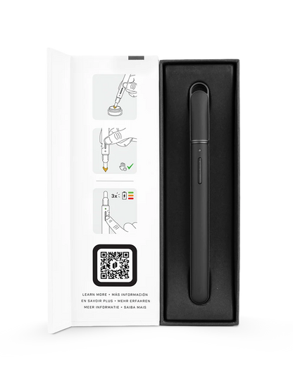 Puffco Hot Knife V2 in Onyx Verpackung offen