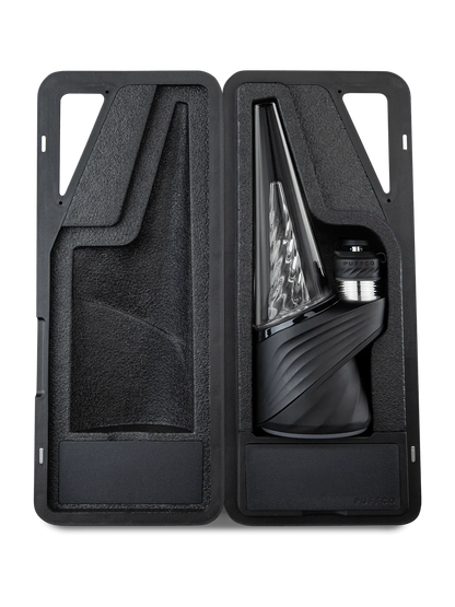 Puffco Peak Pro 3D XL in schwarz Case offen