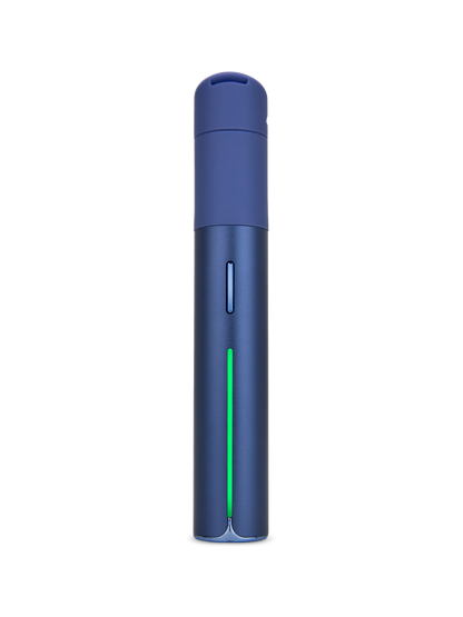 Puffco Pivot Vaporizer Sapphire Blau Frontansicht