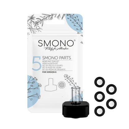 Smono 5 Verschließteile Set Frontansicht