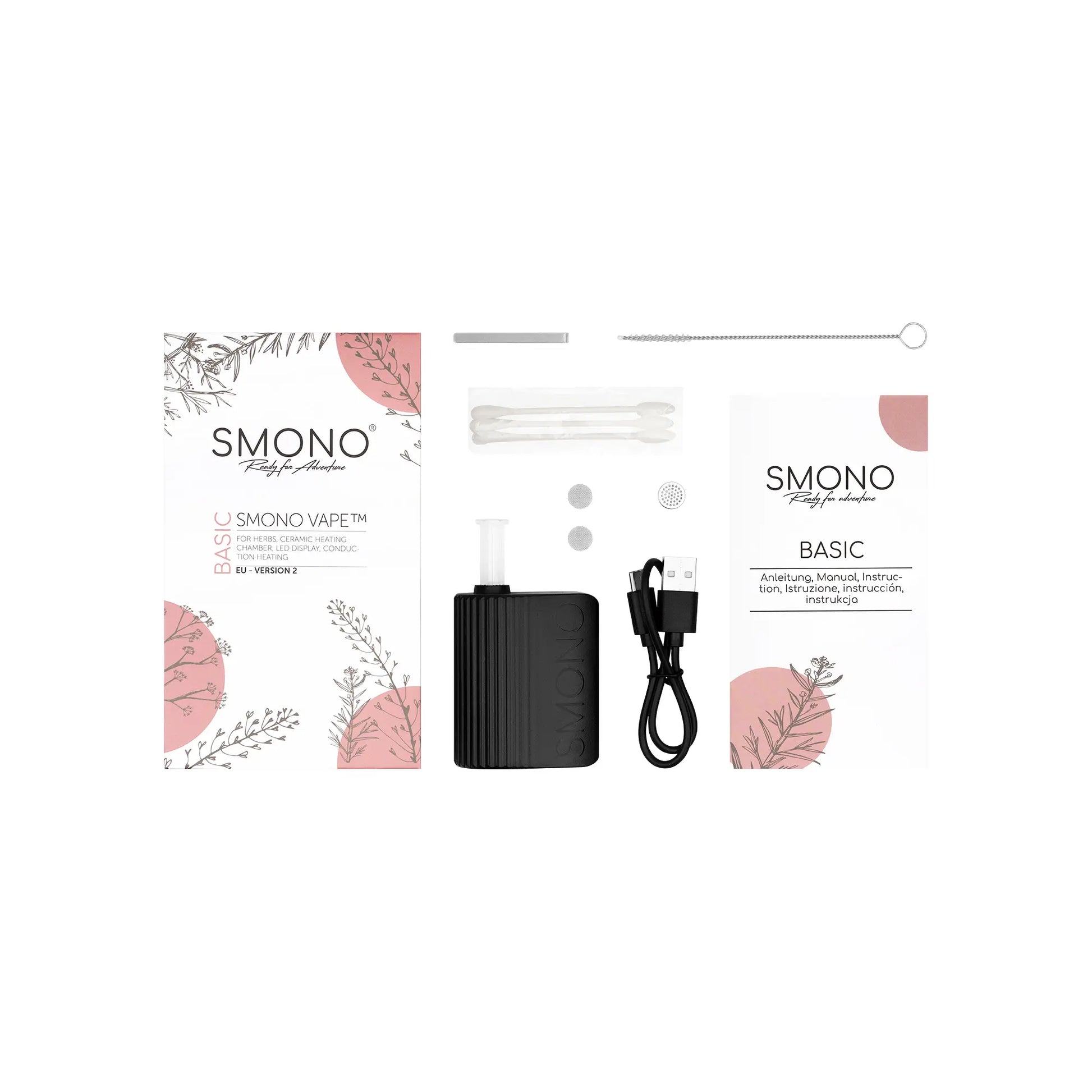 Smono Basic Vaporizer Lieferumfang