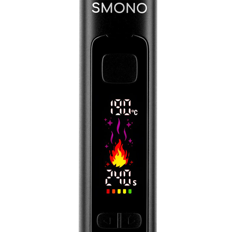 Display a colori dello Smono No. 5 con temperatura e livello della batteria