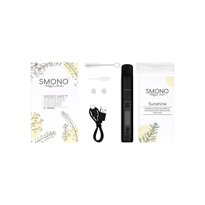 Smono Sunshine Vaporizer Lieferumfang