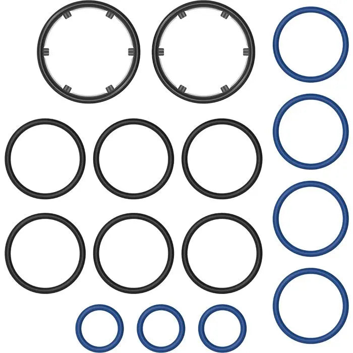 Solid Valve Dichtungsringe komplett set Frontansicht