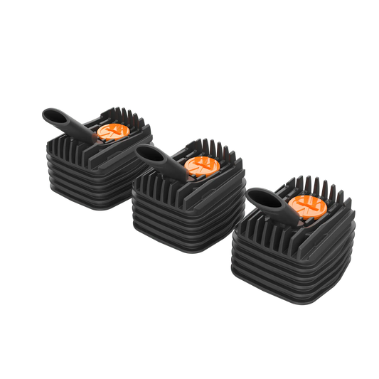 Veazy Kühleinheit 3er-Set Storz und Bickel Schwarz