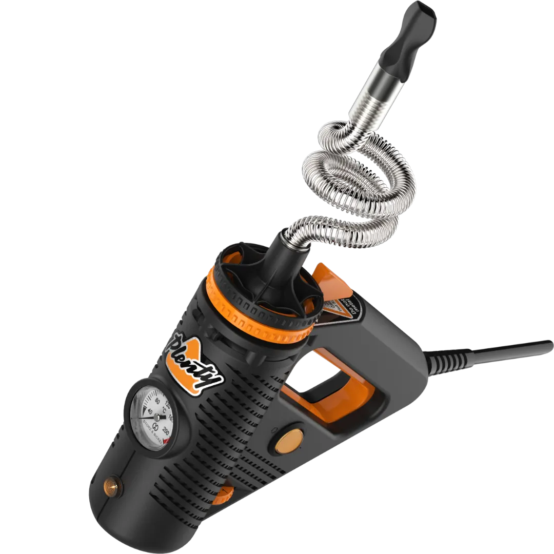 Storz & Bickel Plenty Vaporizer schwarz Vorderansicht schräg