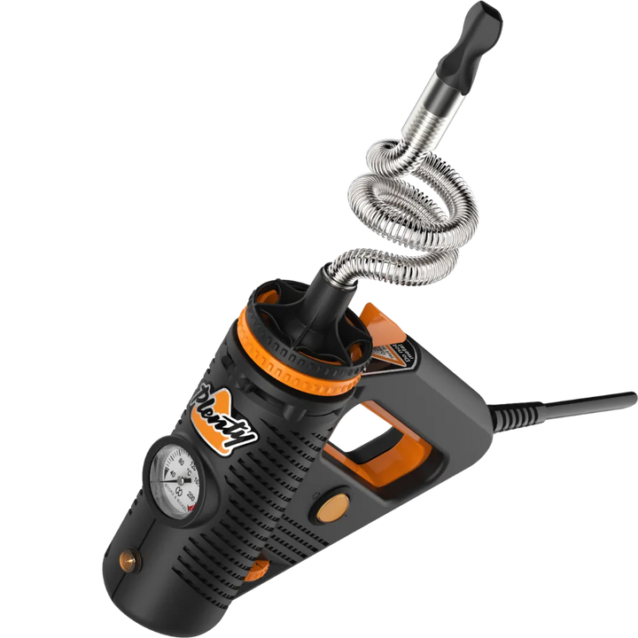 Storz & Bickel Plenty Vaporizer schwarz Vorderansicht schräg