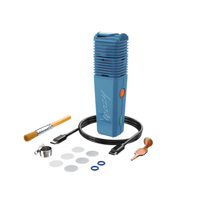 Storz und Bickel Veazy Vaporizer Dynamic Blue Lieferumfang