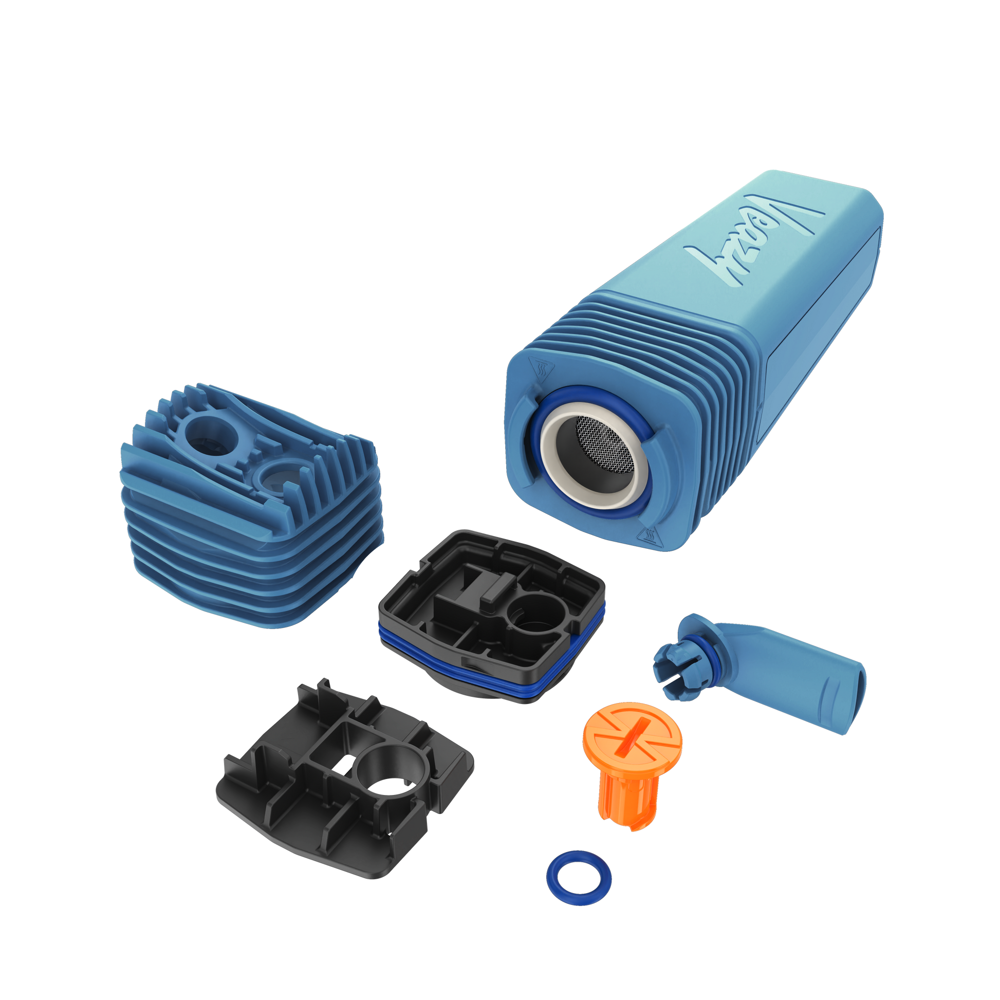 Storz und Bickel Veazy Vaporizer Dynamic Blue liegend