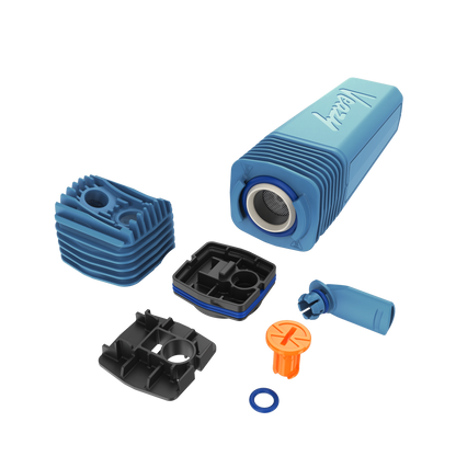 Storz und Bickel Veazy Vaporizer Dynamic Blue liegend