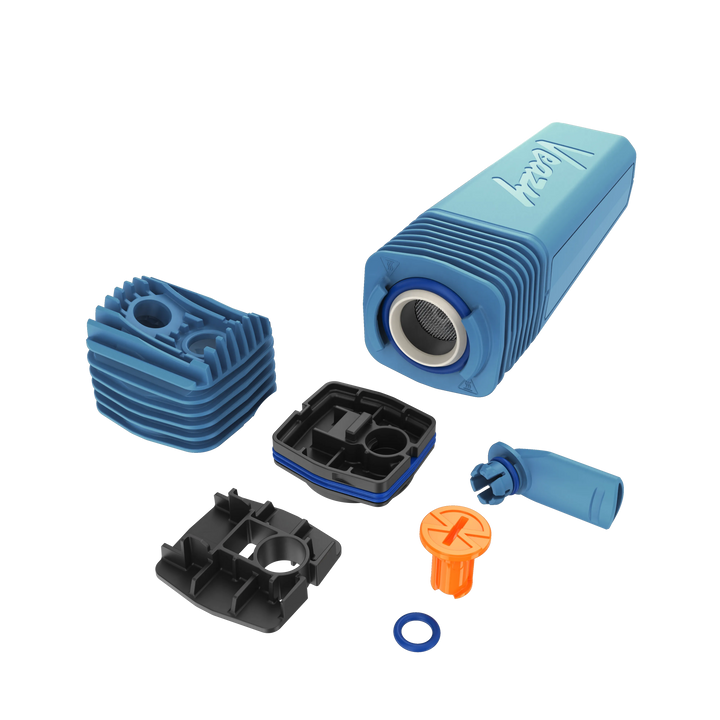 Storz und Bickel Veazy Vaporizer Dynamic Blue liegend