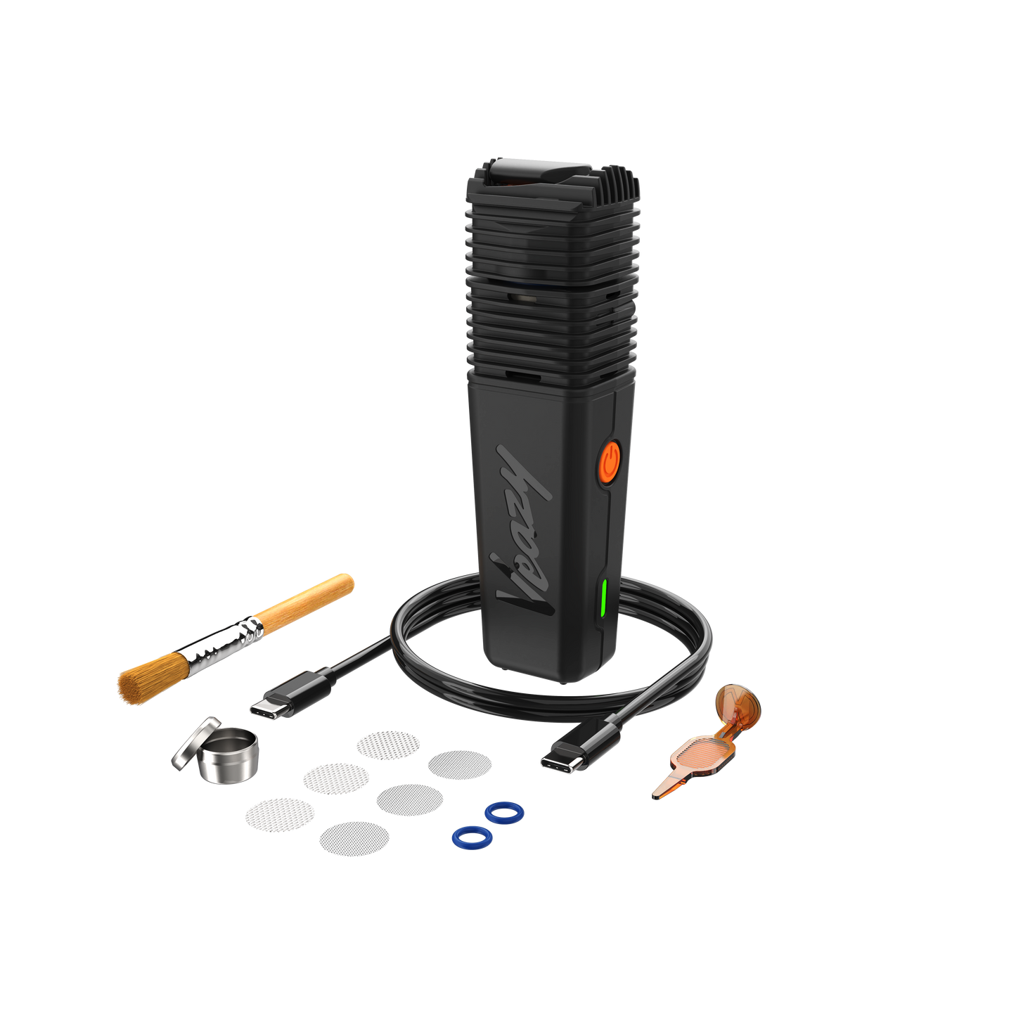 Storz und Bickel Veazy Vaporizer Alluring Black Lieferumfang