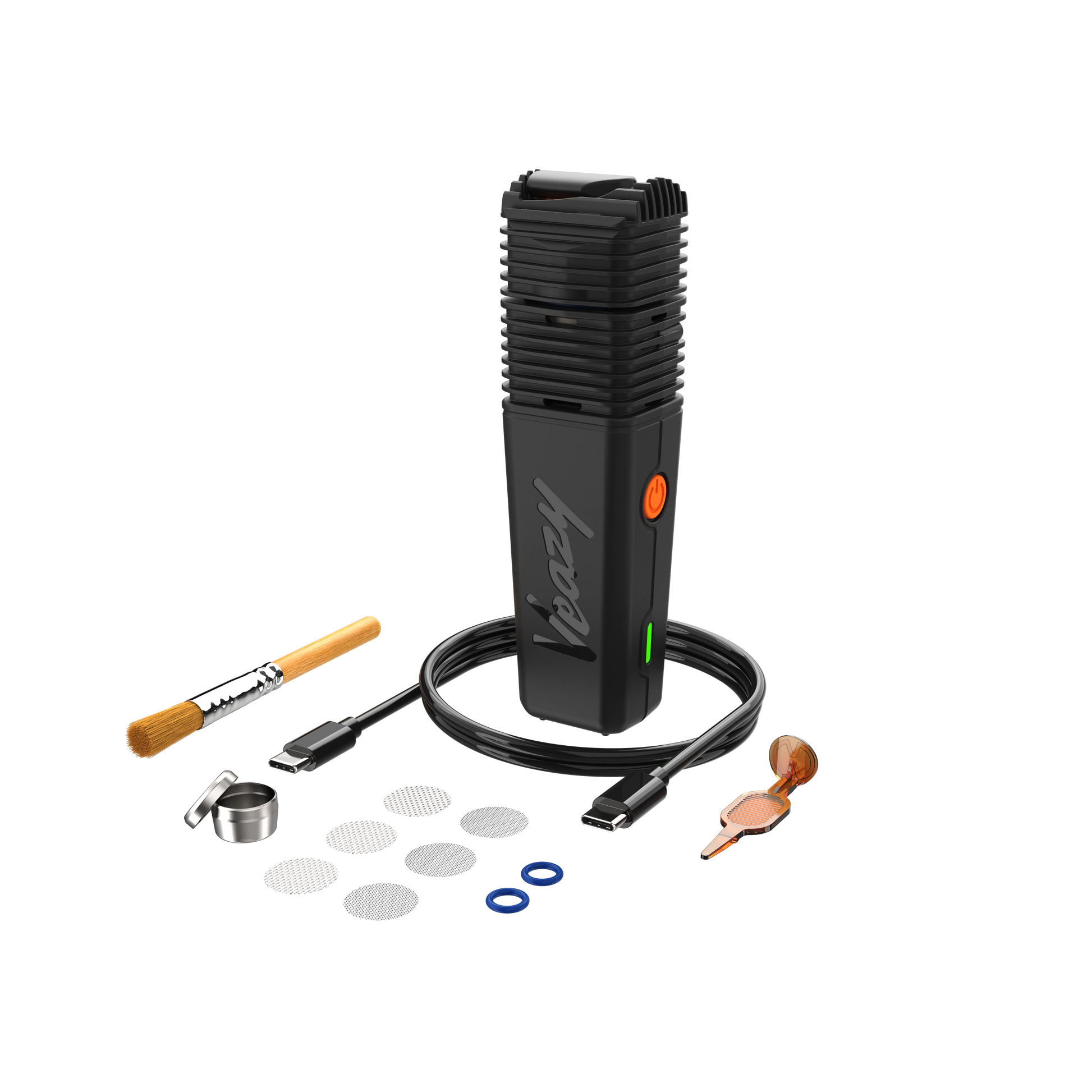 Storz und Bickel Veazy Vaporizer Alluring Black Lieferumfang