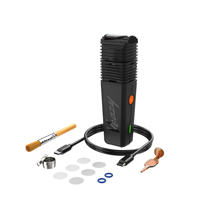 Storz und Bickel Veazy Vaporizer Alluring Black Lieferumfang