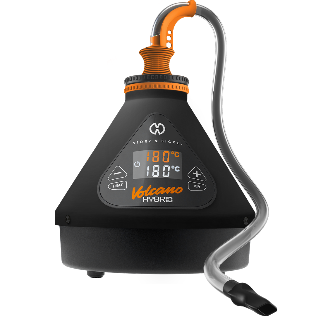 Storz und Bickel Volcano Hybrid Schwarz Anwendung Schlauch