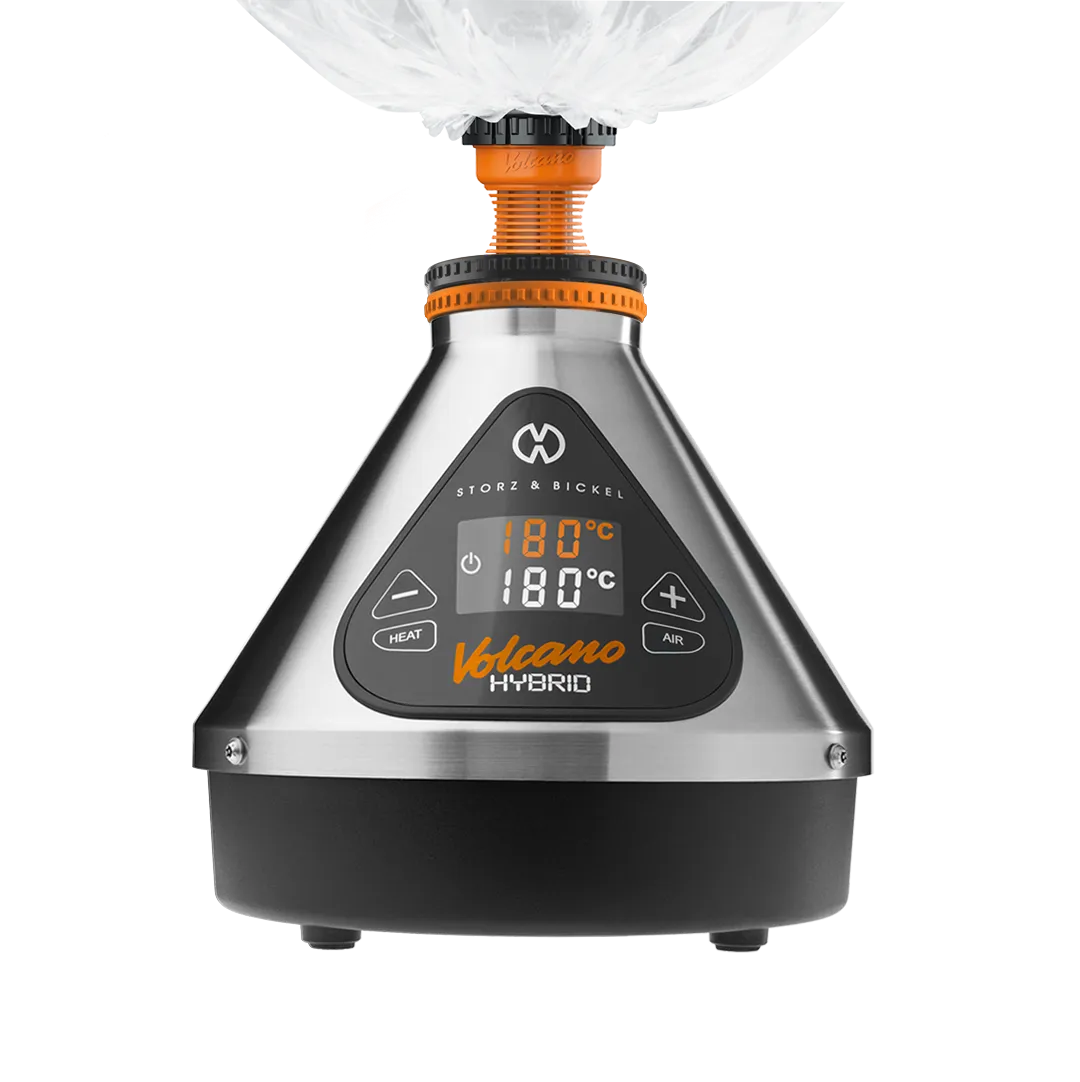 Storz und Bickel Volcano Hybrid Silber Anwendung Ballon